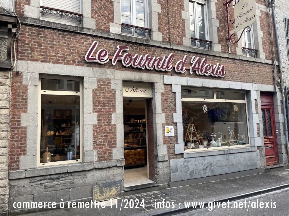 Boulangerie a remettre Givet Le Fournil d'Alexis 11-2024